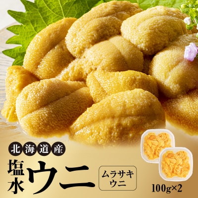【先行受付】北海道産 塩水ウニ(ムラサキ)200g_Y038-0139