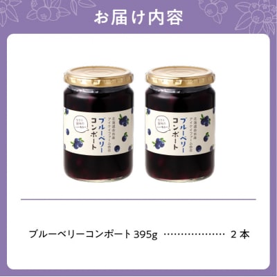 ブルーベリー コンポート 2本入_Y111-0003