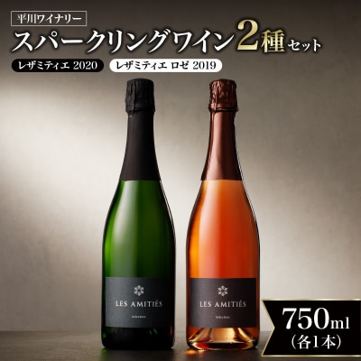 【平川ワイナリー】スパークリングワイン2本セット _Y090-0017
