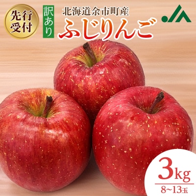【先行受付:2026年11月下旬以降発送分】訳あり りんご(ふじ)3kg_Y010-0660