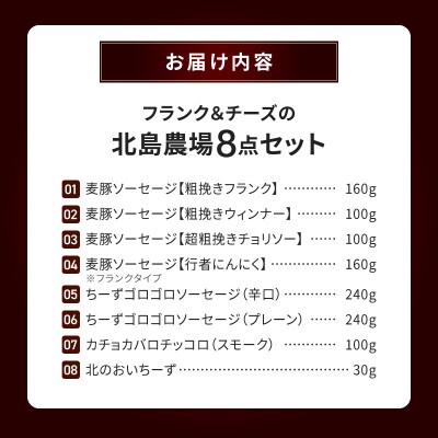 北島農場のフランク&チーズなどビールに良く合う8点セット_Y081-0015