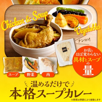 【ナン付き!】冷凍チキンスープカレー2食セット_Y130-0018