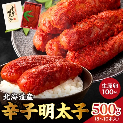 北海道産 辛子明太子 250g×2 生原卵100%_Y143-0008