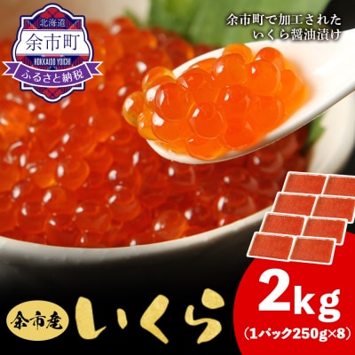 余市産いくら500g×4箱 北海道産 冷凍 鮭いくら_Y020-0708
