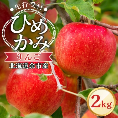 【先行受付:2025年10月上旬より発送】りんご(ひめかみ)2kg【余市町産】_Y103-0033
