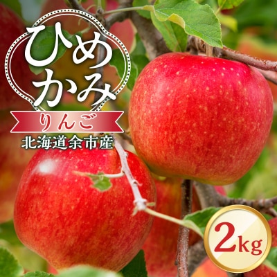 【先行受付:2026年10月上旬より発送】りんご(ひめかみ)2kg【余市町産】_Y103-0097