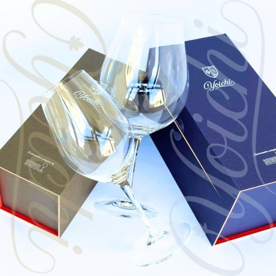 【Yoichiロゴ入り】リーデル社製ワイングラスセット_Y034-0114