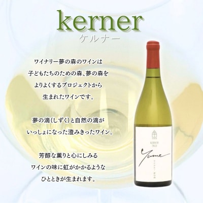 【数量限定】余市「ワイナリー夢の森」ケルナー2023 750ml 《3本セット》_Y034-0120