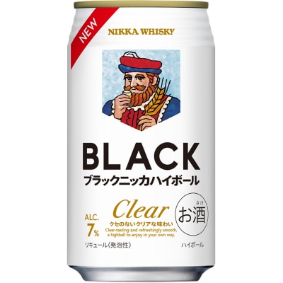 新デザイン!ブラックニッカ クリアハイボール 350ml × 1ケース 24本_Y020-0731