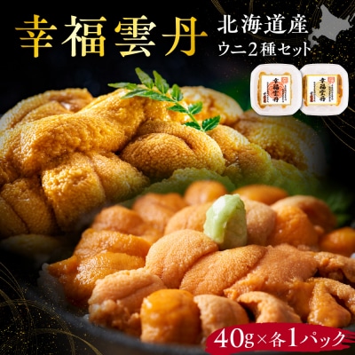 幸福雲丹80gセット(ムラサキ40g・バフン40g 北海道産)_Y038-0161