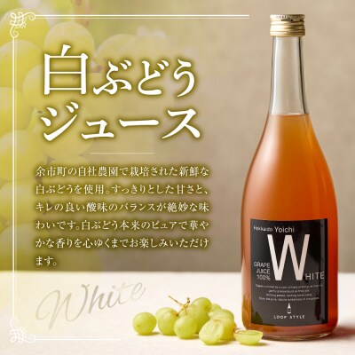 プレミアムぶどうジュース12本セット(白・黒 各6本)100%ストレート無添加_Y055-0109