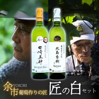 【余市】葡萄作りの匠「匠の白」セット【北海道ワイン】_Y034-0135