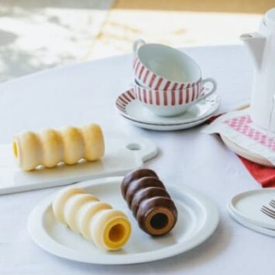 【毎月定期便】洋菓子セット(バウムクーヘン、 ミルフィーユ、キュートジャパン3本セット)全3回