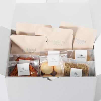 煎りたて挽きたてを詰め込んだコーヒードリップパックとパティシエの焼き菓子　詰め合わせ