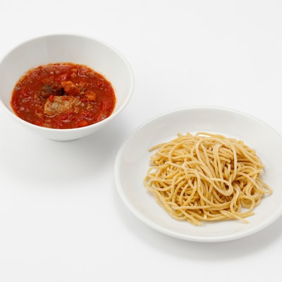 牛すじトマト煮込みパスタセット