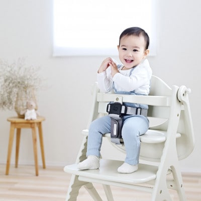 yamatoyaベビーチェア　アッフルソルベチェア　マスカット　セーフティチェアベルト付き