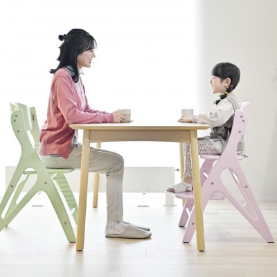 yamatoyaベビーチェア　アッフルソルベチェア　マスカット　セーフティチェアベルト付き