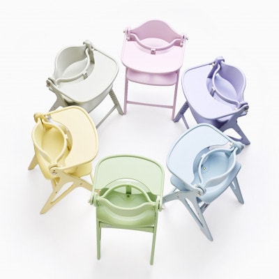 yamatoyaベビーチェア　アッフルソルベチェア　ココナッツ　セーフティチェアベルト付き