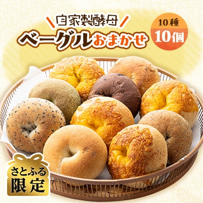 【さとふる限定】ベーグルおまかせ10種10個セット