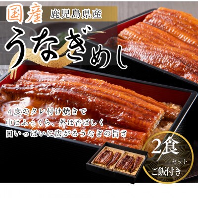 鹿児島県産うなぎ使用　うなぎめし(2食セット)