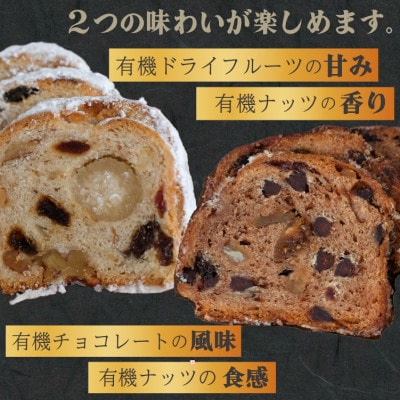 粉屋のシュトーレン【化粧箱付き】2本セット　国産小麦粉100%　添加物不使用　酒・シナモン・卵不使用