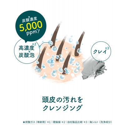 モッチスキン 吸着スパークリングシャンプー