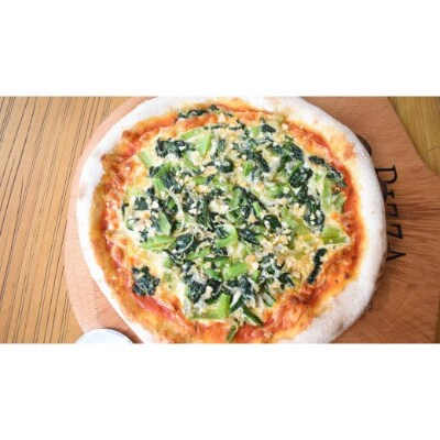 薪窯焼冷凍ピザ　じゃこ青菜　Mサイズ　2枚