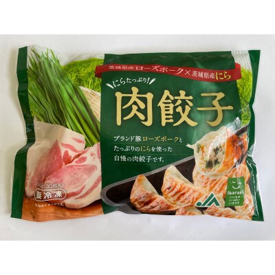 【茨城県産銘柄豚ローズポーク使用】「ニラ餃子」&「れんこんまん」セット