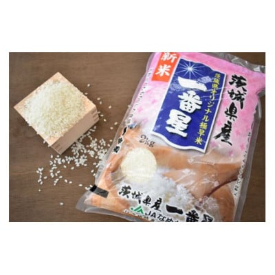 令和6年産　早場米「一番星」4kg(精米)&季節の野菜(8～10種)セット