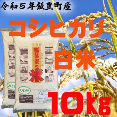コシヒカリ　白米　10kg　令和5年山形県飯豊町産　お米屋さんおすすめのおいしいお米