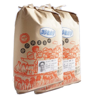 【生産者の顔が見える米】コシヒカリ　白米10kg(令和4年山形県飯豊町産)