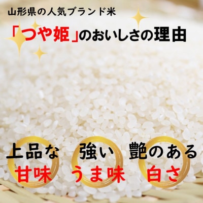 特別栽培米つや姫　白米　10kg(5kg×2)山形県飯豊町産