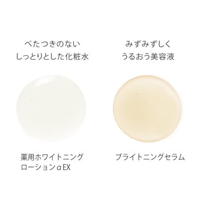 トゥヴェール　シミケアセット(薬用ホワイトニングローションα EX、ブライトニングセラム)