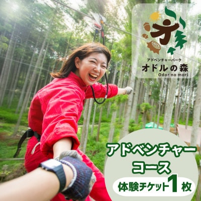 オドルの森　アドベンチャーコース　1名様利用券
