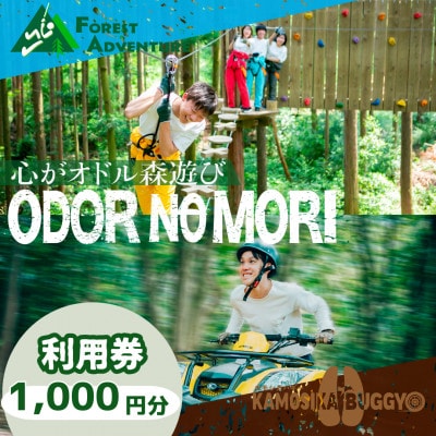オドルの森　利用券　1000円分