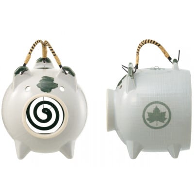 LOGOS×萬古焼 ろごす蚊遣ぶた アウトドアやキャンプ・BBQなどの防虫対策に81062004