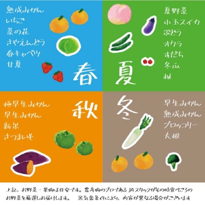 【定期便6回】阿波かつうら 農産物詰合わせ