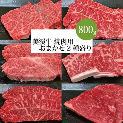 美渓牛 焼肉 おまかせ 2種 800g
