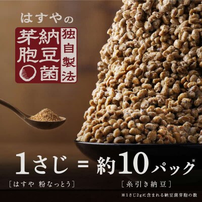 【定期便4回/1カ月毎】粉なっとう(あらびき)180g