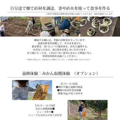 古民家民泊ぶんぶく 3名様宿泊券 田舎暮らし+みかん収穫体験付きプラン