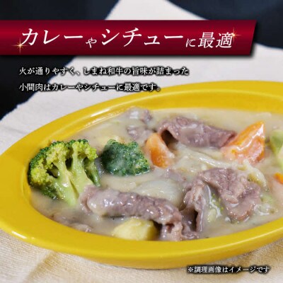 しまね和牛 小間切れ 500g【黒毛和牛】(安来市)