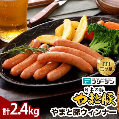 フリーデン やまと豚 ウインナー 計2.4kg (160g×15パック)