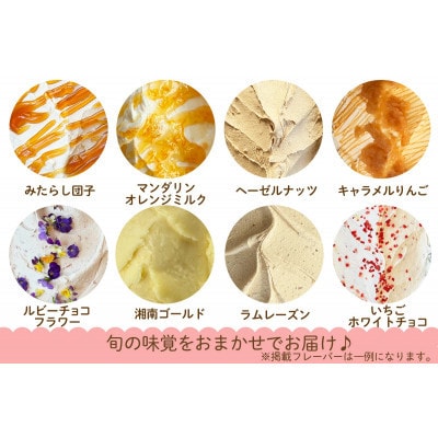 【3ヵ月毎定期便】石田牧場のジェラート屋めぐり おまかせ ジェラート 6個セット [0357]全4回