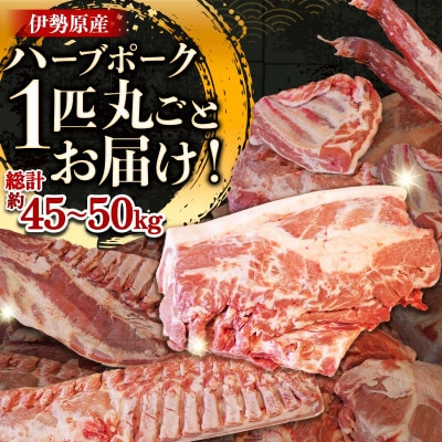 ハーブで育った絶品ポーク 1匹分 まるごとお届け![0188]