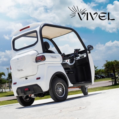 【電動トゥクトゥク】VIVEL(EV TRIKE) 3人乗り Li2000 選べる4色