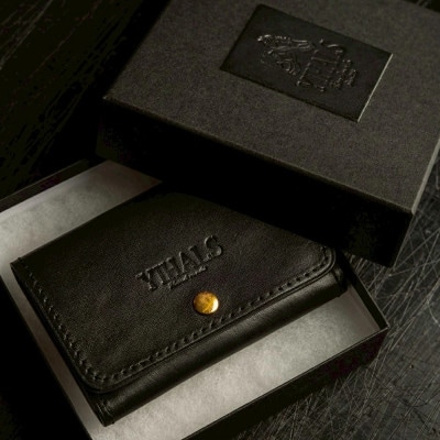 YIHALS ハンドメイド 牛革 名刺入れ　選べる5色!靴屋が手掛ける革製品