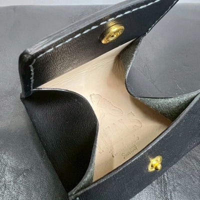 YIHALS ハンドメイド 牛革 コインケース 　選べる5色!靴屋が手掛ける革製品