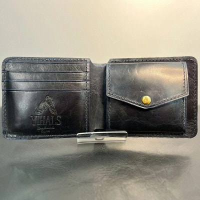 YIHALS ハンドメイド 牛革 2つ折り財布　選べる5色　靴屋が手掛ける革製品