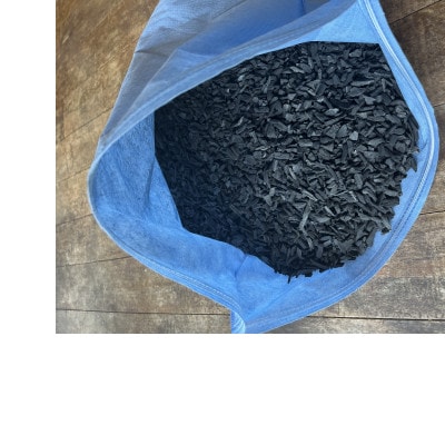 竹炭　床下調湿用　1畳用　8袋(1袋竹炭10L)伊勢原市・梅鉢TMC