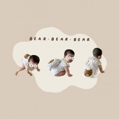 〔tulip bear(チューリップベア)〕おおきなくまのナップサック